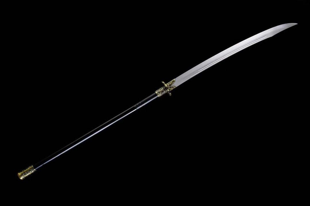 偃月痕長刀 日本刀 模造刀 鑑賞用 武具 舞踊刀 古兵器 分割式模造槍 長尺