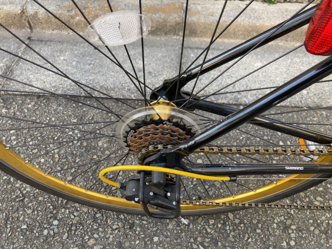 LIG MOVEクロスバイク黒/金 引き渡し限定 付属品あり 東京都世田谷区