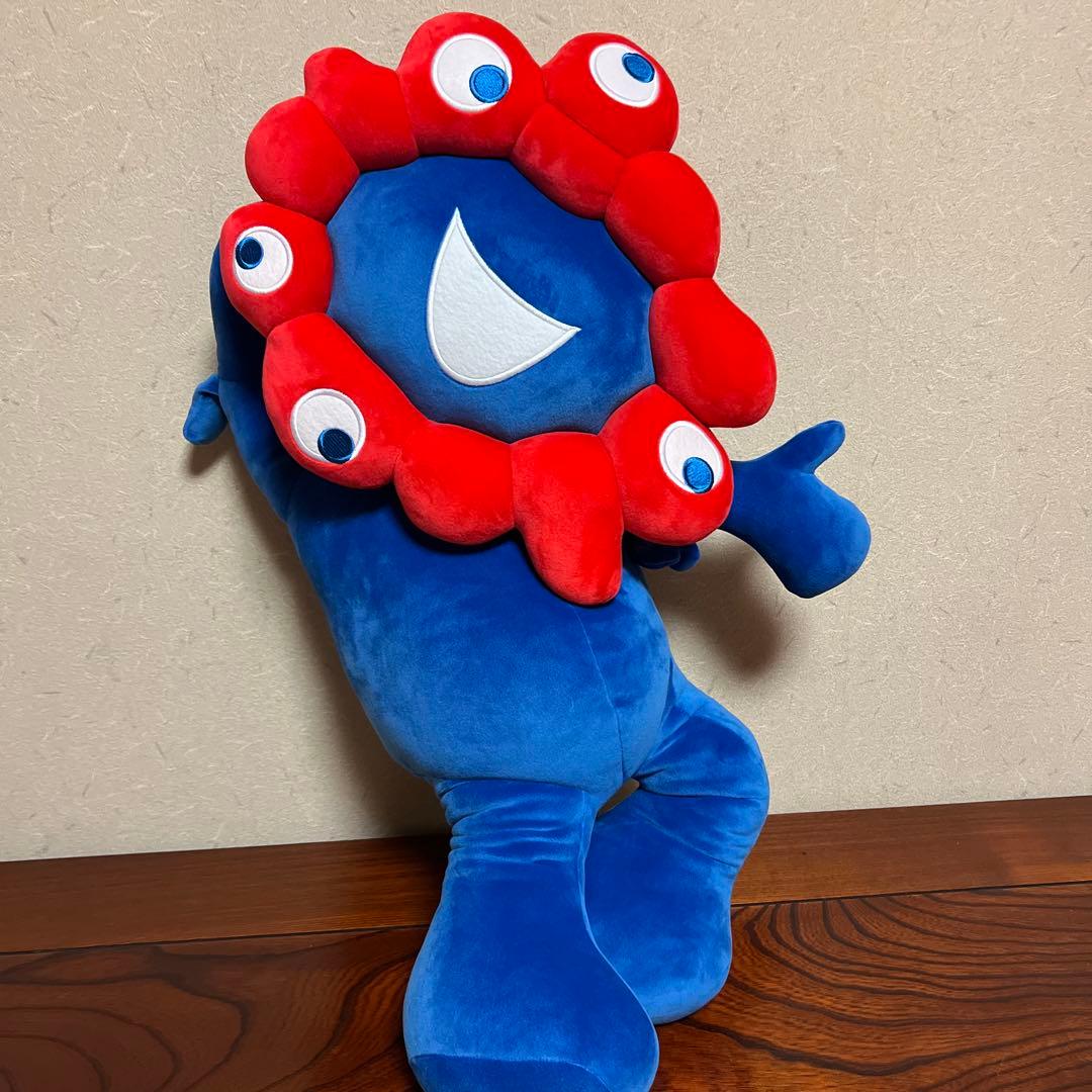 大阪万博　ミャクミャクくじ　寝そべり　ぬいぐるみ1等