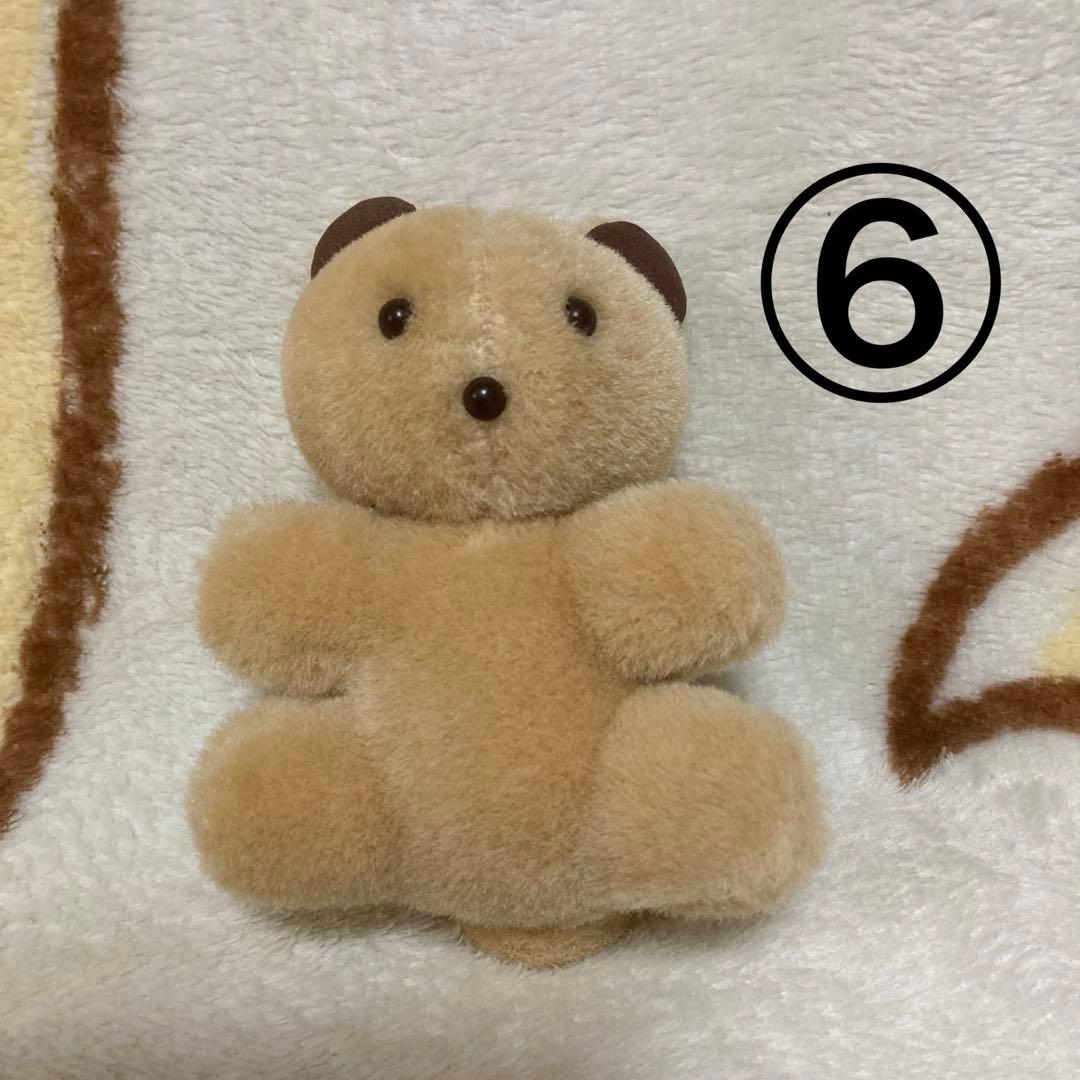 ファミリア ベア ぬいぐるみ＆パペット ファミちゃん　6コセット　中古品