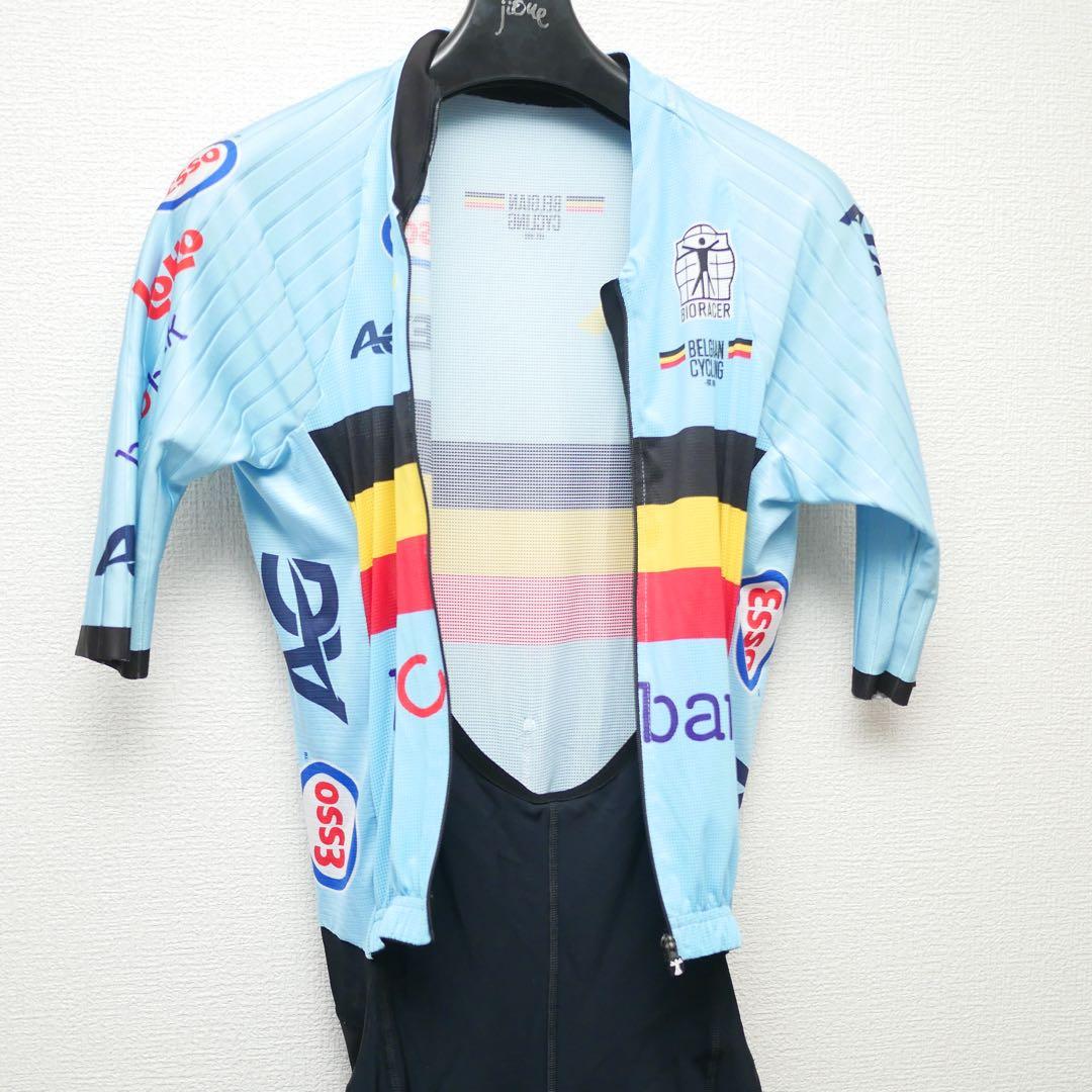 選手支給品 ベルギーナショナルチーム ロードスーツ スキンスーツ ビオレーサー
