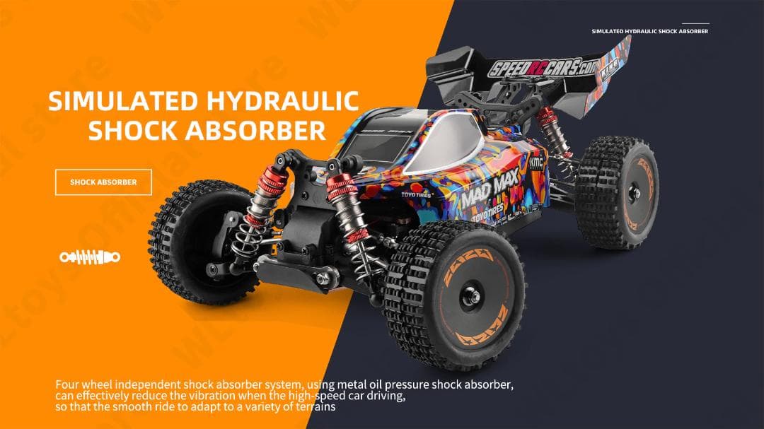 【ジャンク新品】WLtoys 184016 4WD ブラシレスモーター ➇
