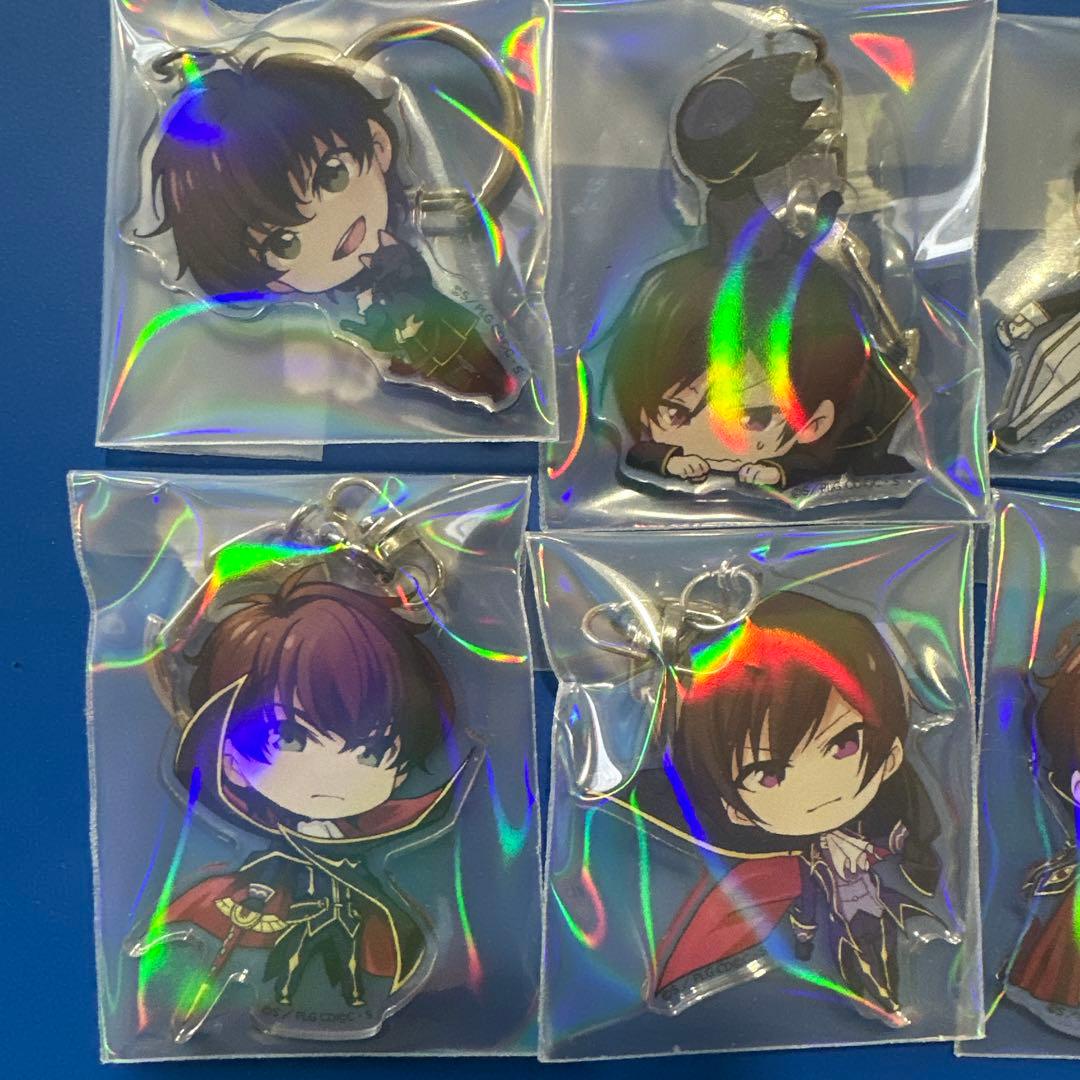 コードギアス きゃらふぉるむ アクリルキーホルダー スザク・ルルーシュ 8点☆