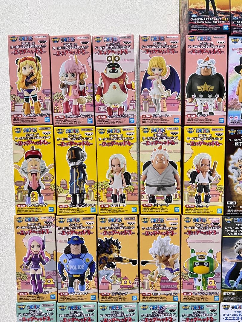 ワンピースワールドコレクタブルフィギュアWCF未開封品91個