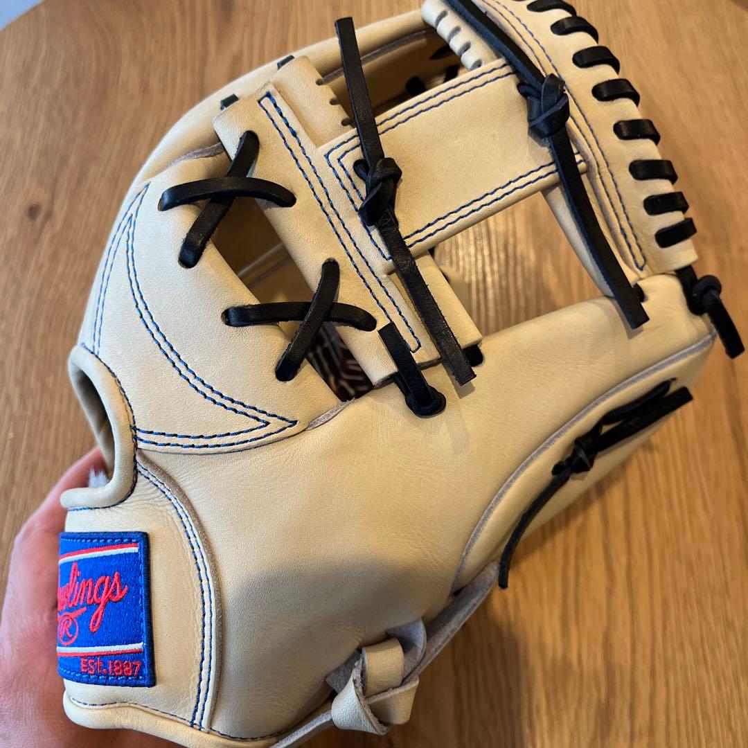 新品ローリングス軟式内野手用グローブキャメル
