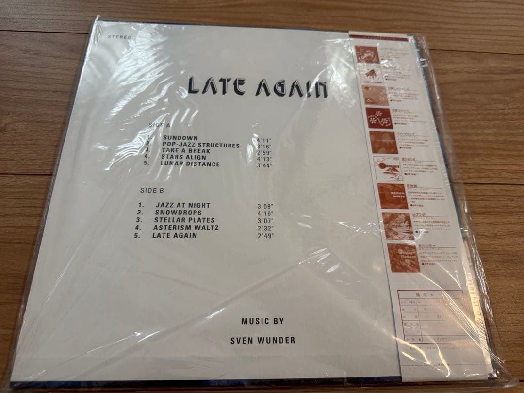 新品★SVEN WUNDER LATE AGAIN