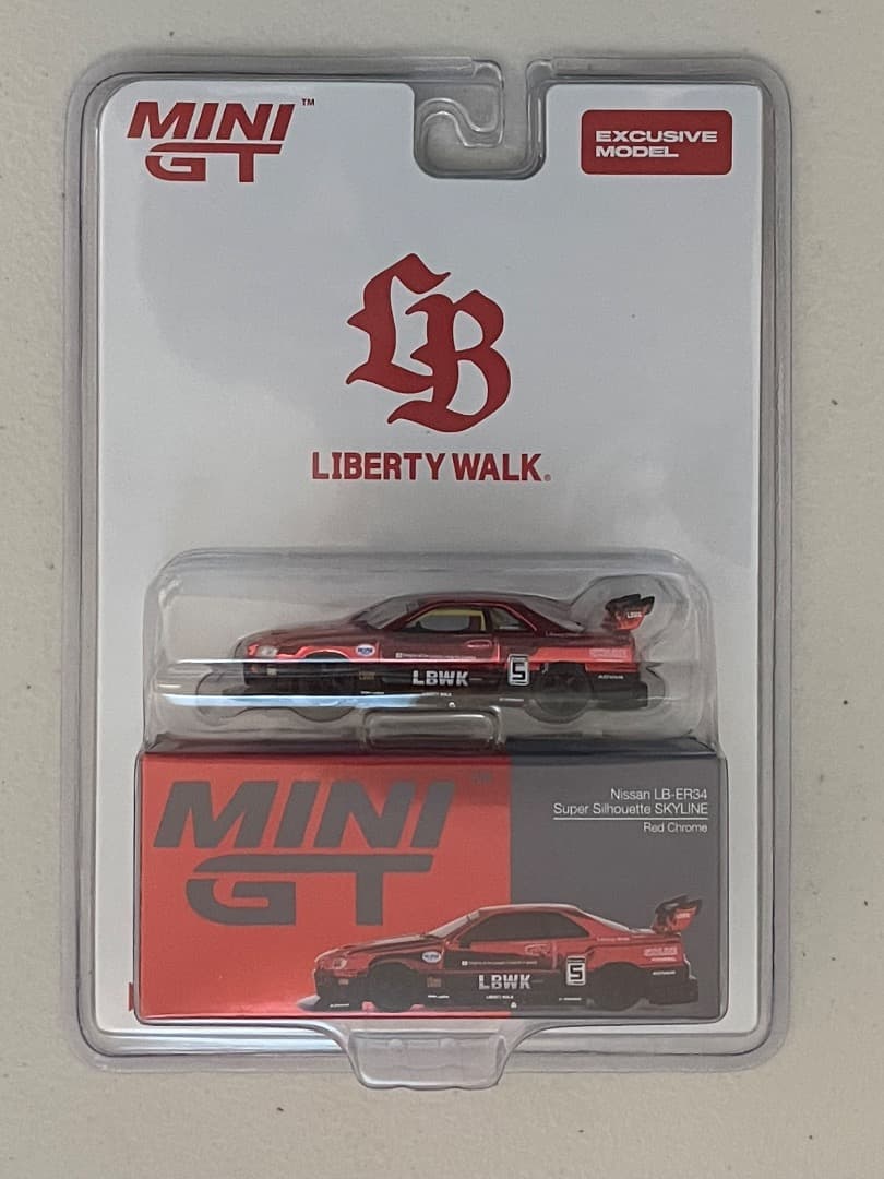 B*S様 MINI GT Nissan LB er-34 ブラジルリミテッド