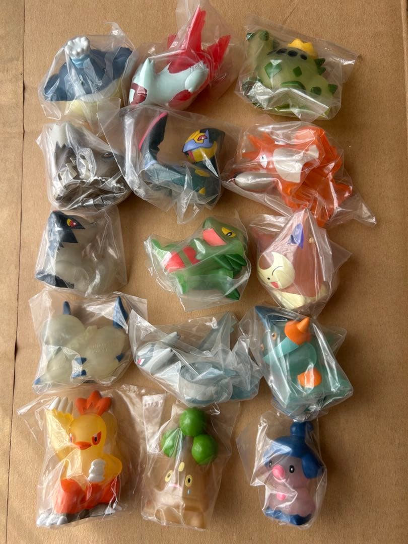 【クリア】キメわざポケモンキッズ1 15体コンプリートセット　全部クリア