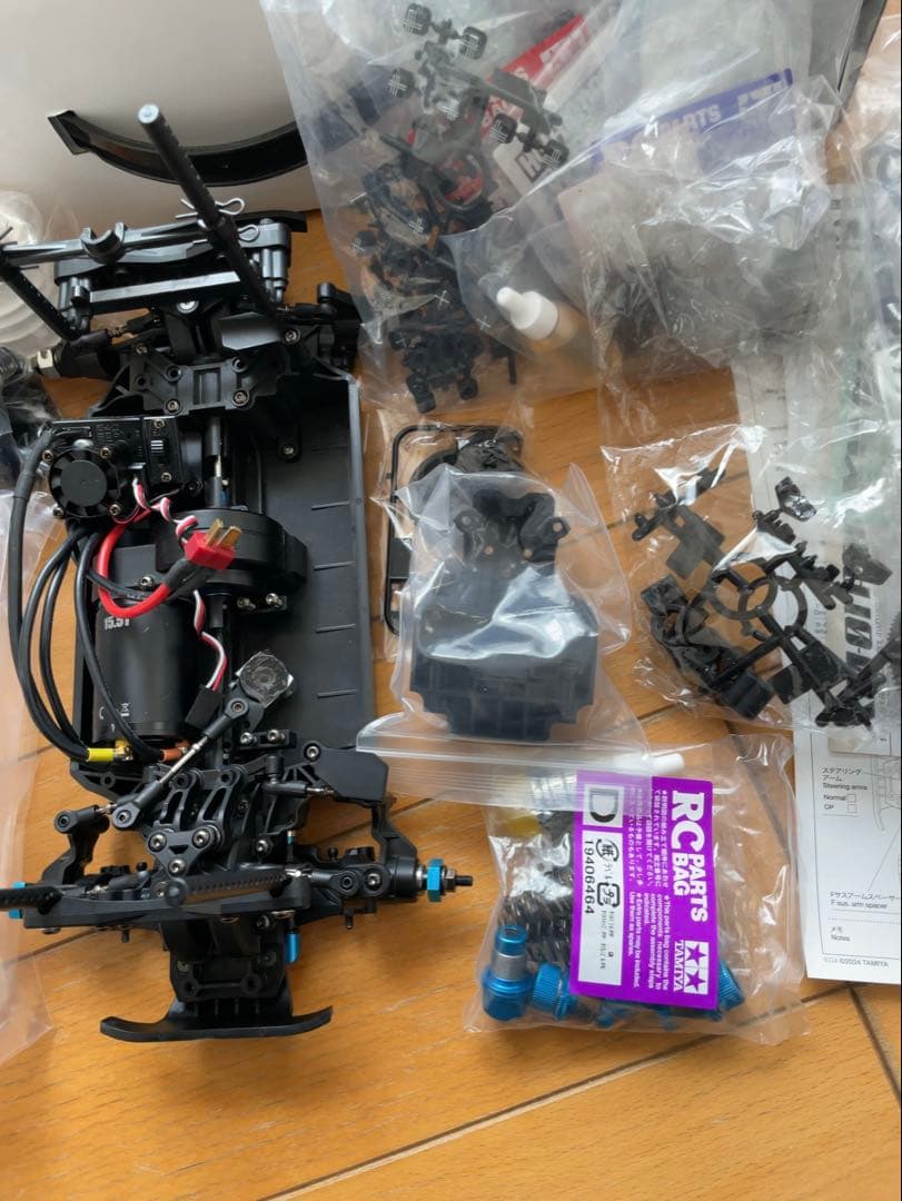 1/10 タミヤ xm01 pro オプション多数 ESC ブラシレス15.5t
