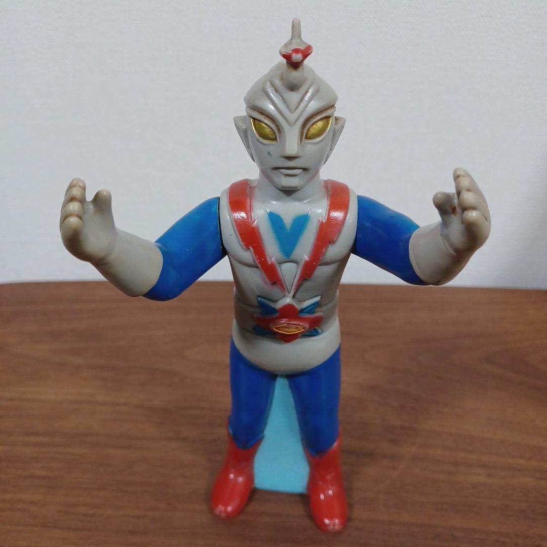当時もの　タカトク製「流星人間ゾーンのゾーンファイター」希少ソフビ貯金箱