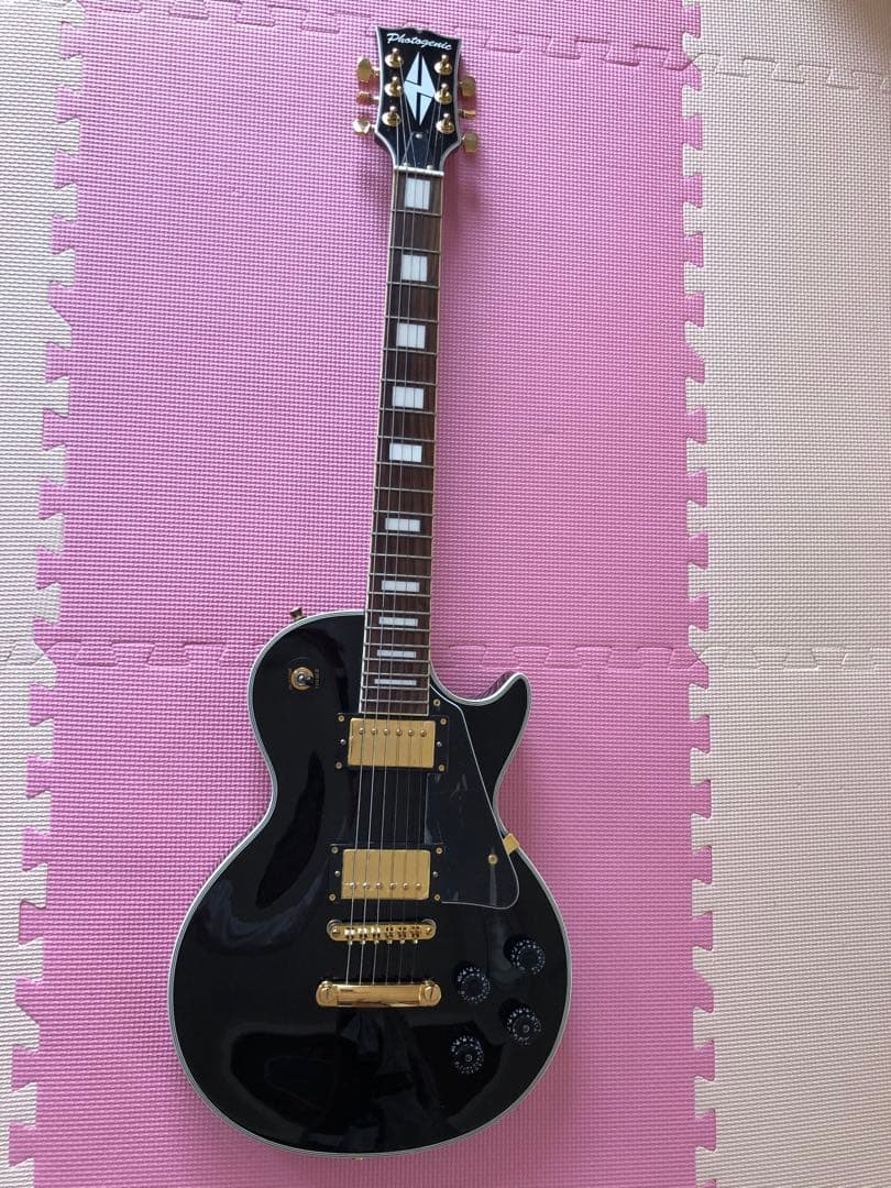 フォトジェニック LP-300C BK レスポールカスタム　ソフトケース付き