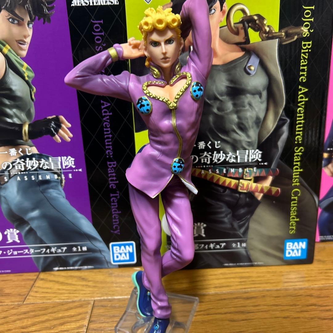 ジョジョの奇妙な冒険　一番くじ　JOJO'S ASSEMBLE フィギュア　５種