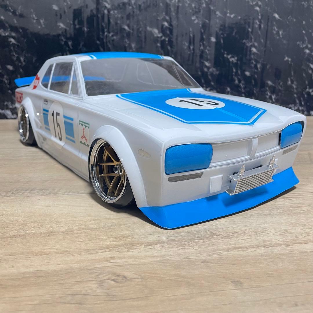 abcホビー ニッサン　ハコスカ 1/10ラジコンボディ ドリフト yd-2
