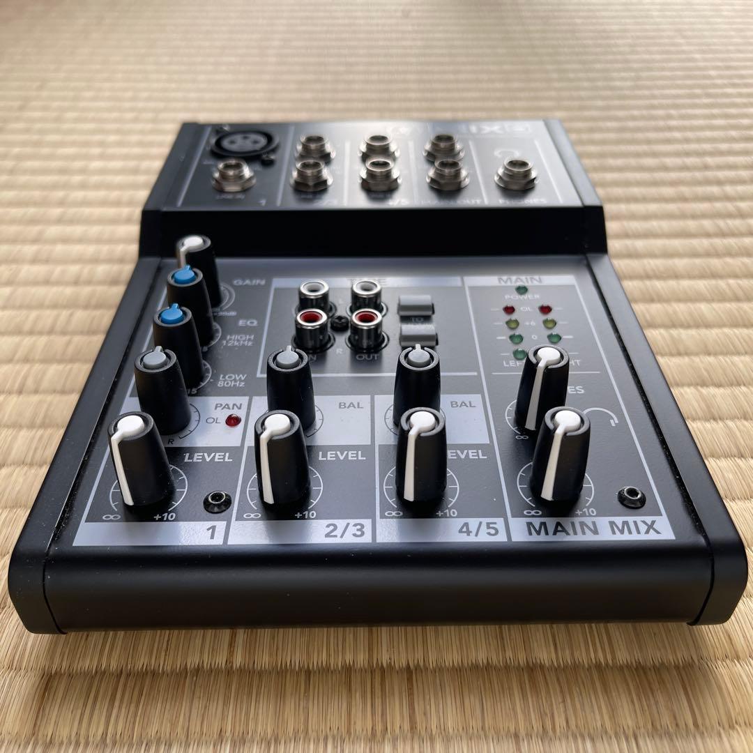 【美品・豪華おまけ付】MACKIE MIX5 コンパクトアナログミキサー セット