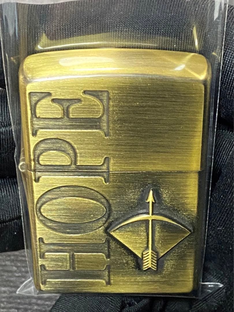 zippo ホープ ゴールド 限定品 希少モデル ヴィンテージ 1999年製