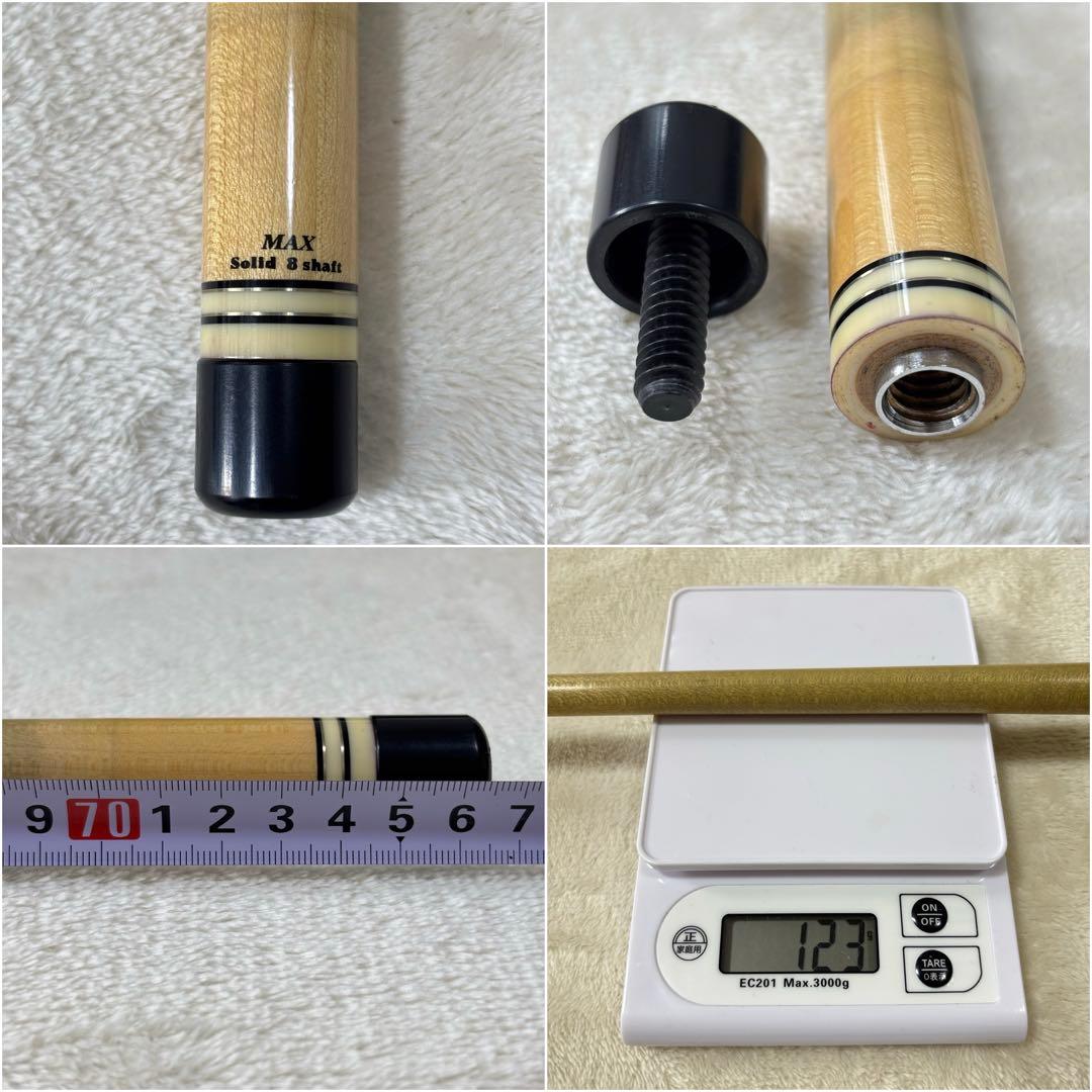 ビリヤード キュー Adam HIS-1 MAX Solid 8 shaft