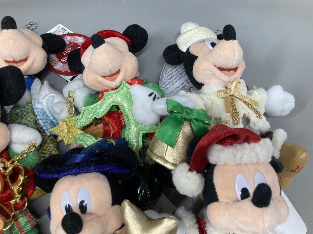 ディズニー タグ付き ぬいぐるみ キーホルダー 12点セット