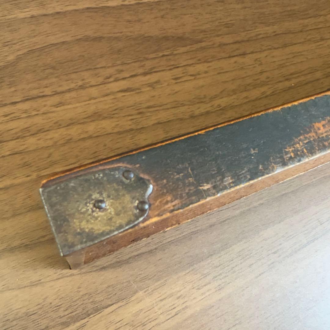 五つ玉　そろばん　木製算盤 36cm ヴィンテージ　アンティーク　骨董品