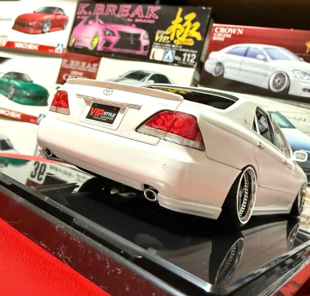 アオシマ 18クラウン アスリート WORK ホイール