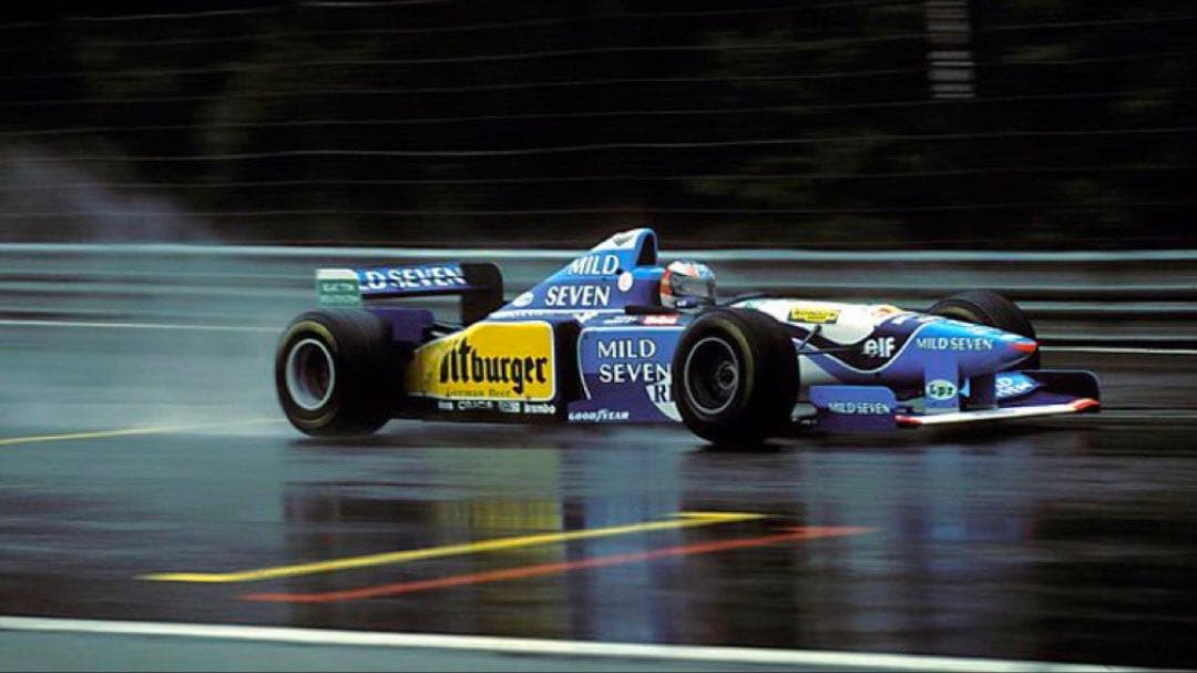 デカール加工品 1/18 PMA ベネトン ルノー B195 M.シューマッハ