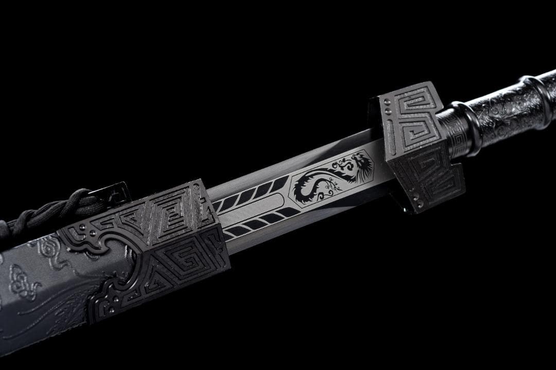 中華武術 刃长73 cm 漢剣・模造刀・模擬刀 練習 武具 【品名】：『龍淵剣』