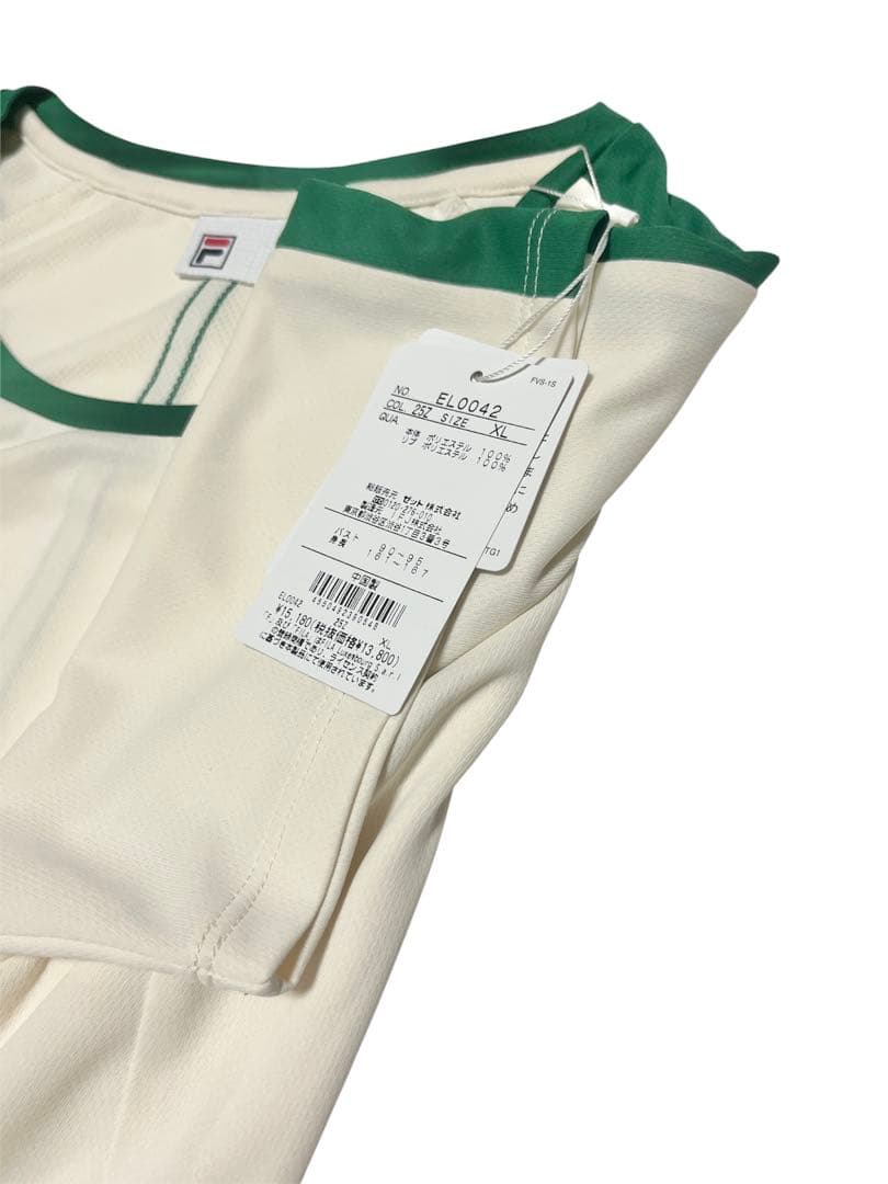 【未使用品】FILA テニスウェア ワンピース XLサイズ グリーン
