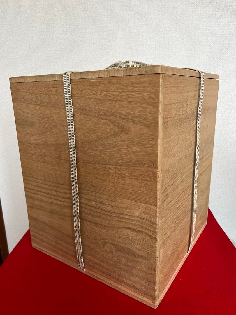 【特大】三代 徳田八十吉作 （正彦銘）碧明釉 壺 約28.5cm 管理T256