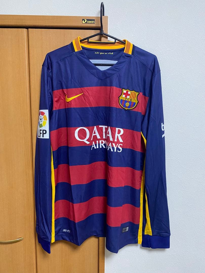 新品　15-16 バルセロナ NEYMAR JR 10番 長袖 シャツ