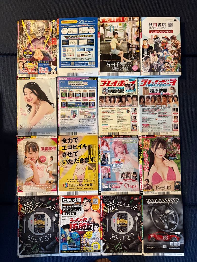 榎原依那 雑誌14冊セット（マガジン アクション チャンピオン プレイボーイ等）