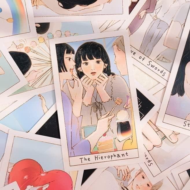 正規品✨韓国・韓流デッキ✨キュンキュンする可愛い恋愛特化のタロットカード