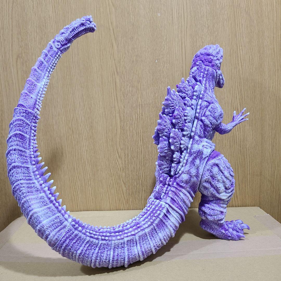 PASSIONTANK シンゴジラ覚醒 組み立て済 ソフビ 白紫マーブル