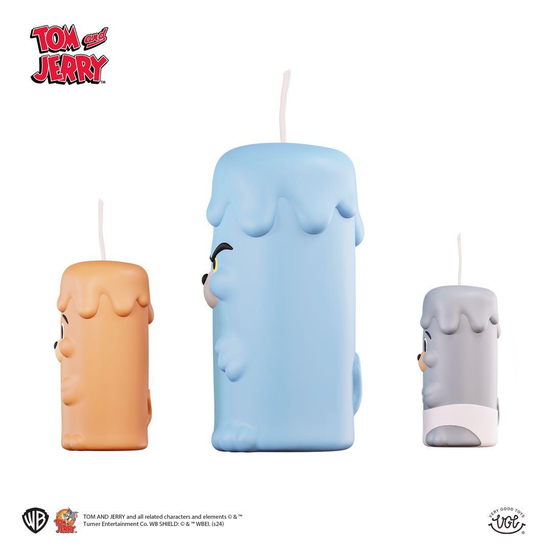 トムとジェリー　アロマ・キャンドル　可愛い　3人セット　プレゼント　インテリア