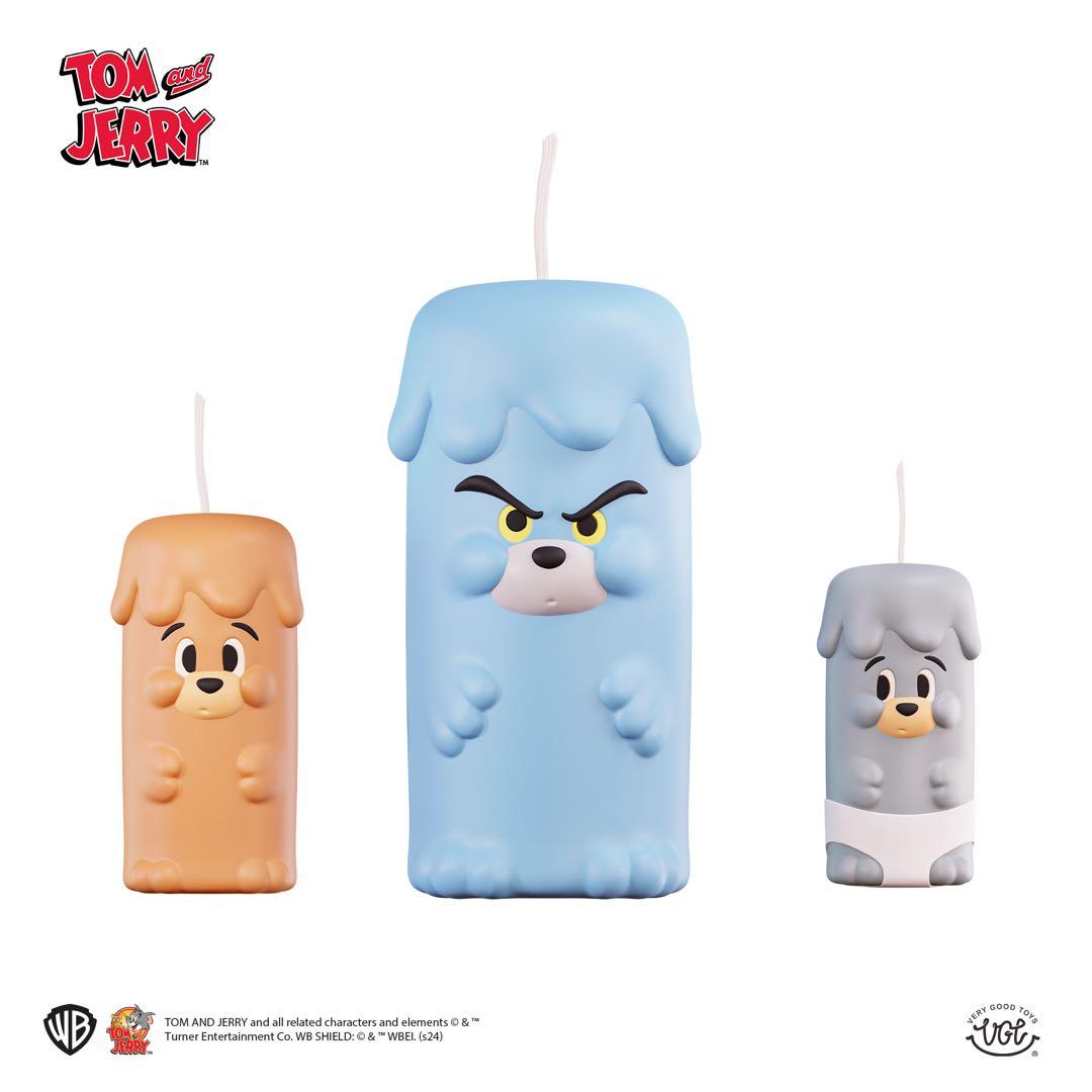 トムとジェリー　アロマ・キャンドル　可愛い　3人セット　プレゼント　インテリア