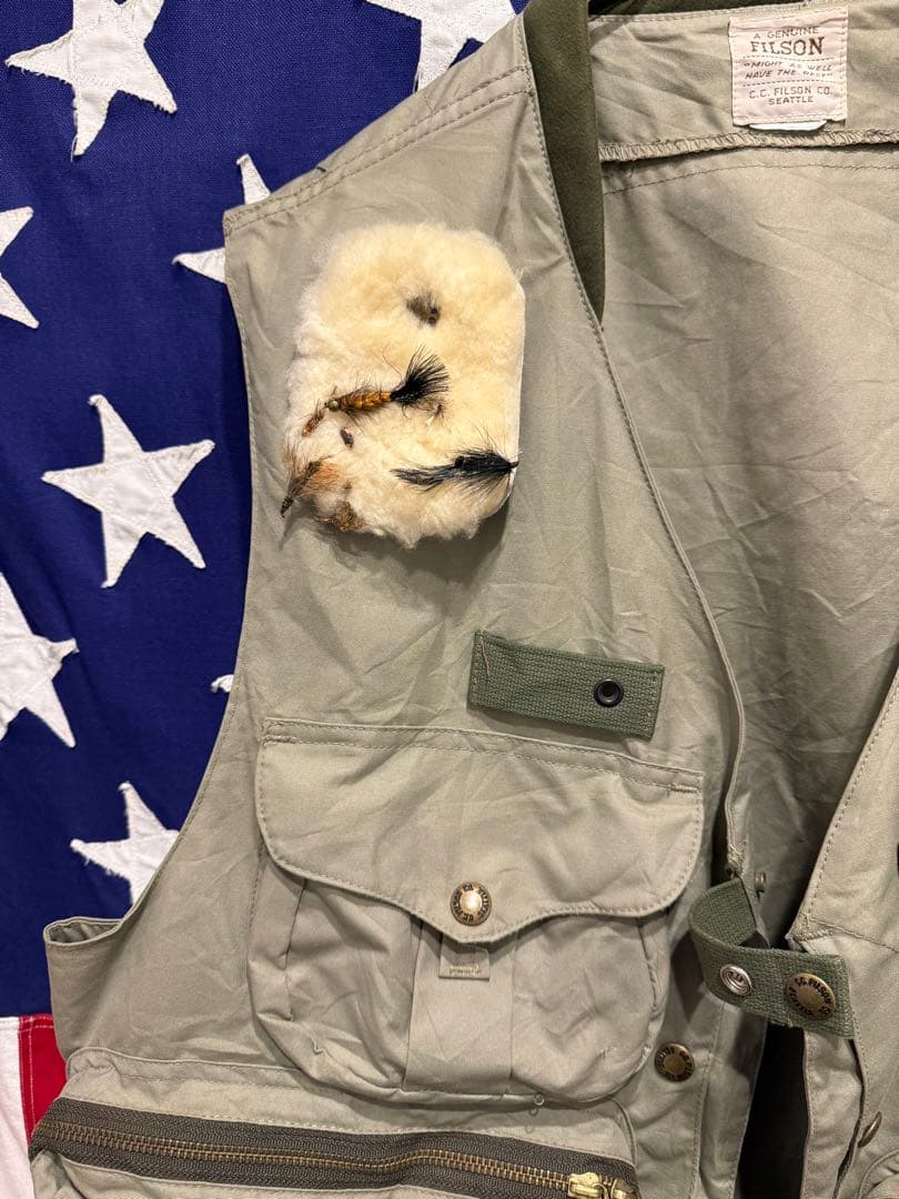 ★USA製★90s★FILSON★FLY FISHING GUIDE VEST★