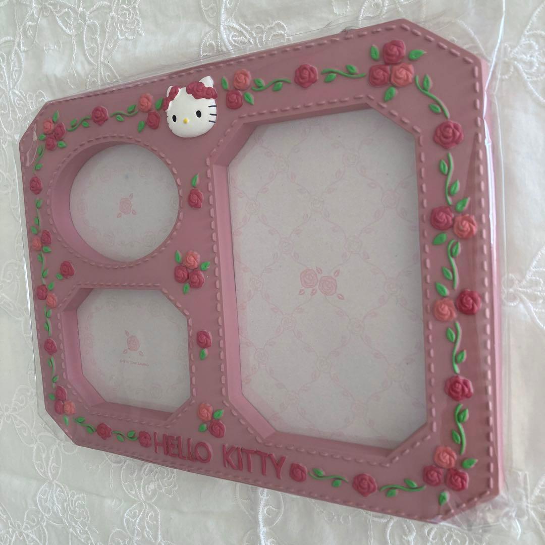 【 新品・未使用 】　希少！　レトロ　ハローキティ　野薔薇　フォトフレーム