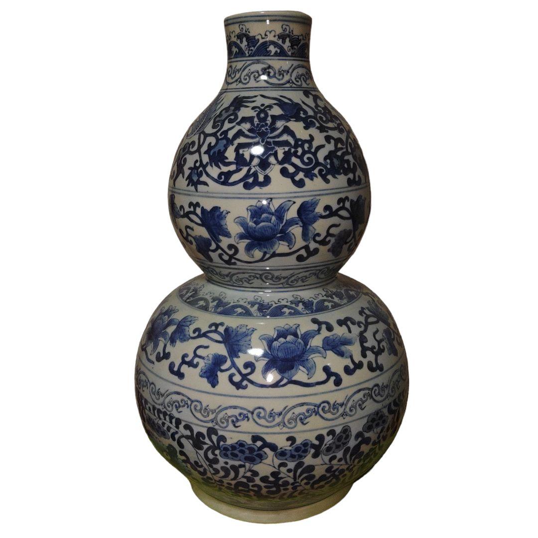 瓢箪形花瓶　高さ45cm