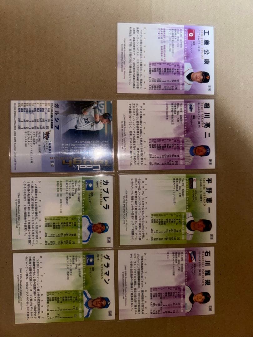 プロ野球BBMカード