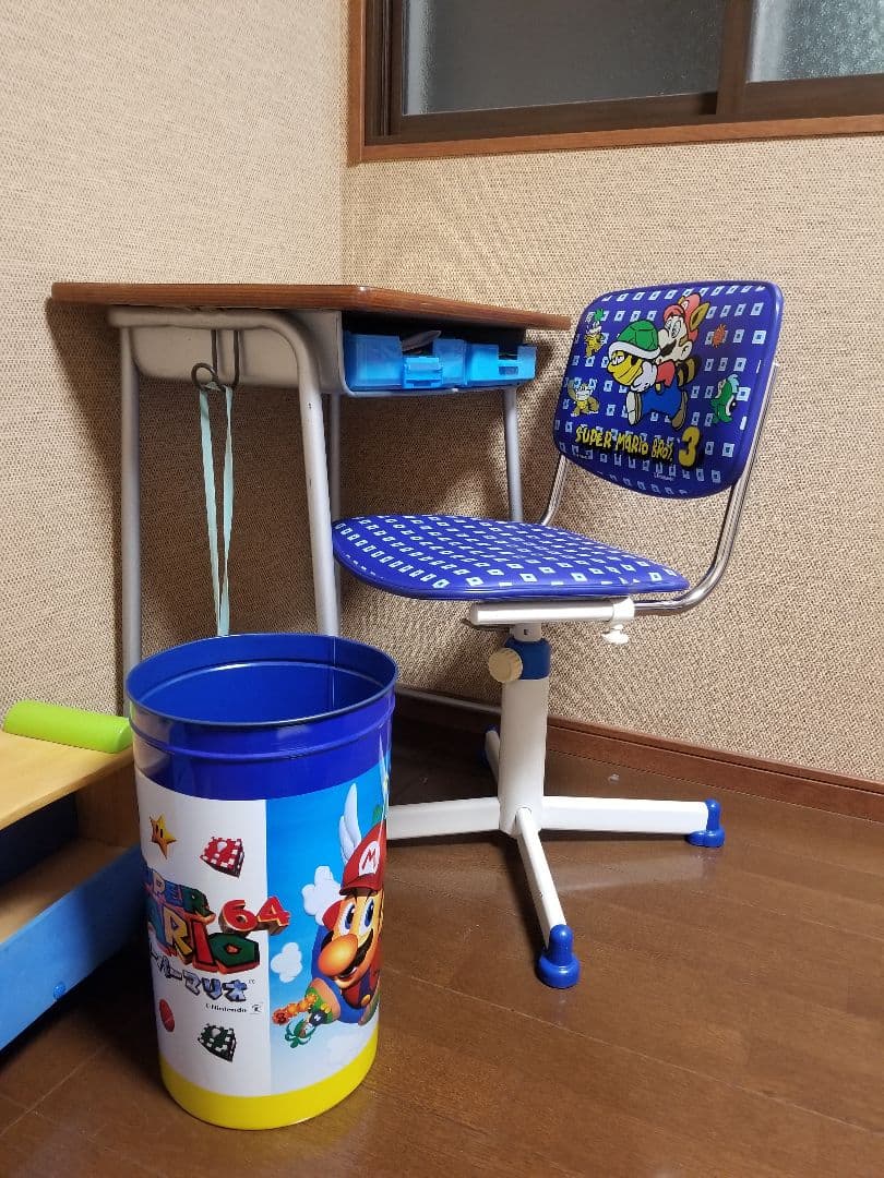 任天堂　Nintendo　スーパーマリオ　くろがね　スチール　ボックス　筒箱