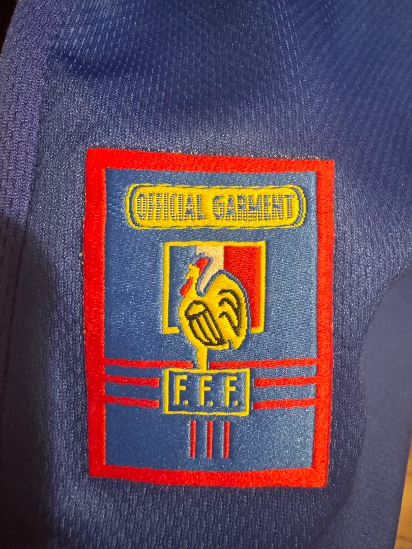 正規品当時物　アンリ　フランス代表 98年ワールドカップ　ユニフォームイギリス製
