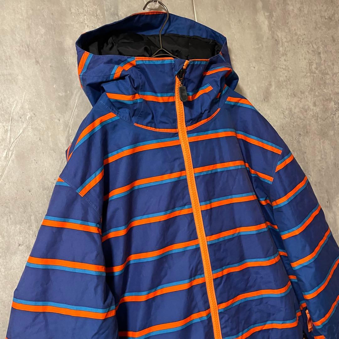 BURTONバートンスノーボードジャケットスキーウェアパーカーボーダー青ブルー紺