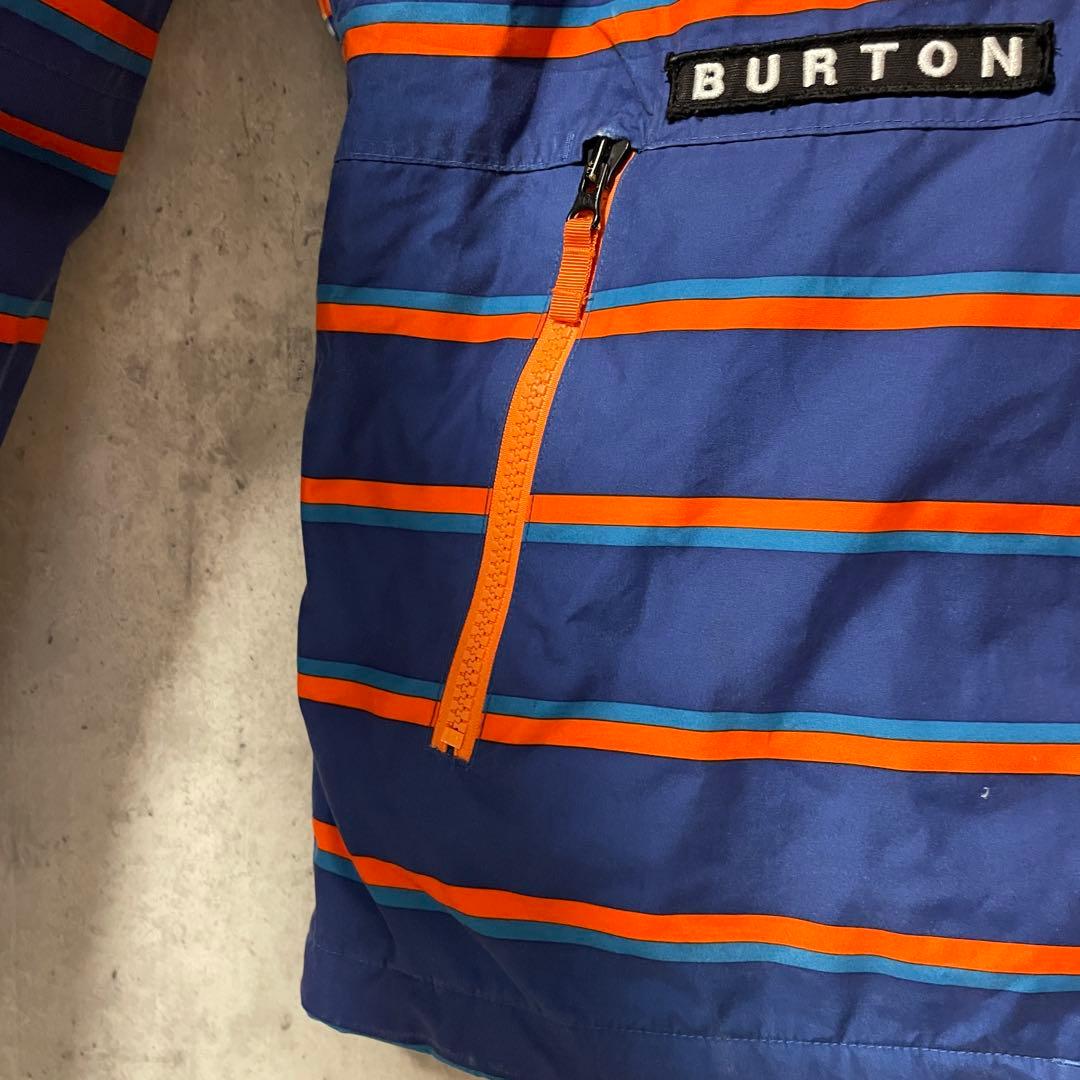 BURTONバートンスノーボードジャケットスキーウェアパーカーボーダー青ブルー紺
