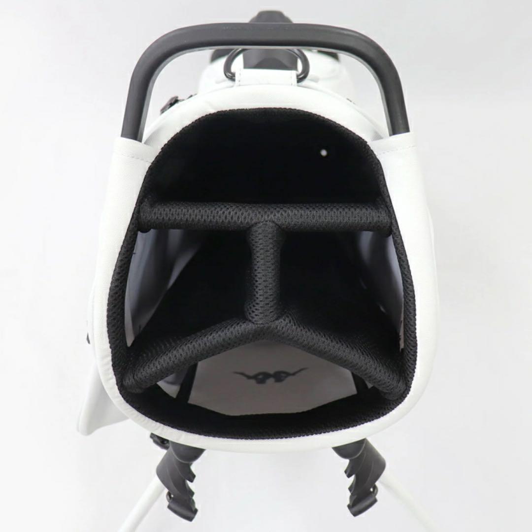 【新品】カッパ ゴルフ KP-CB0002 スタンド キャディバッグ 8.5型白