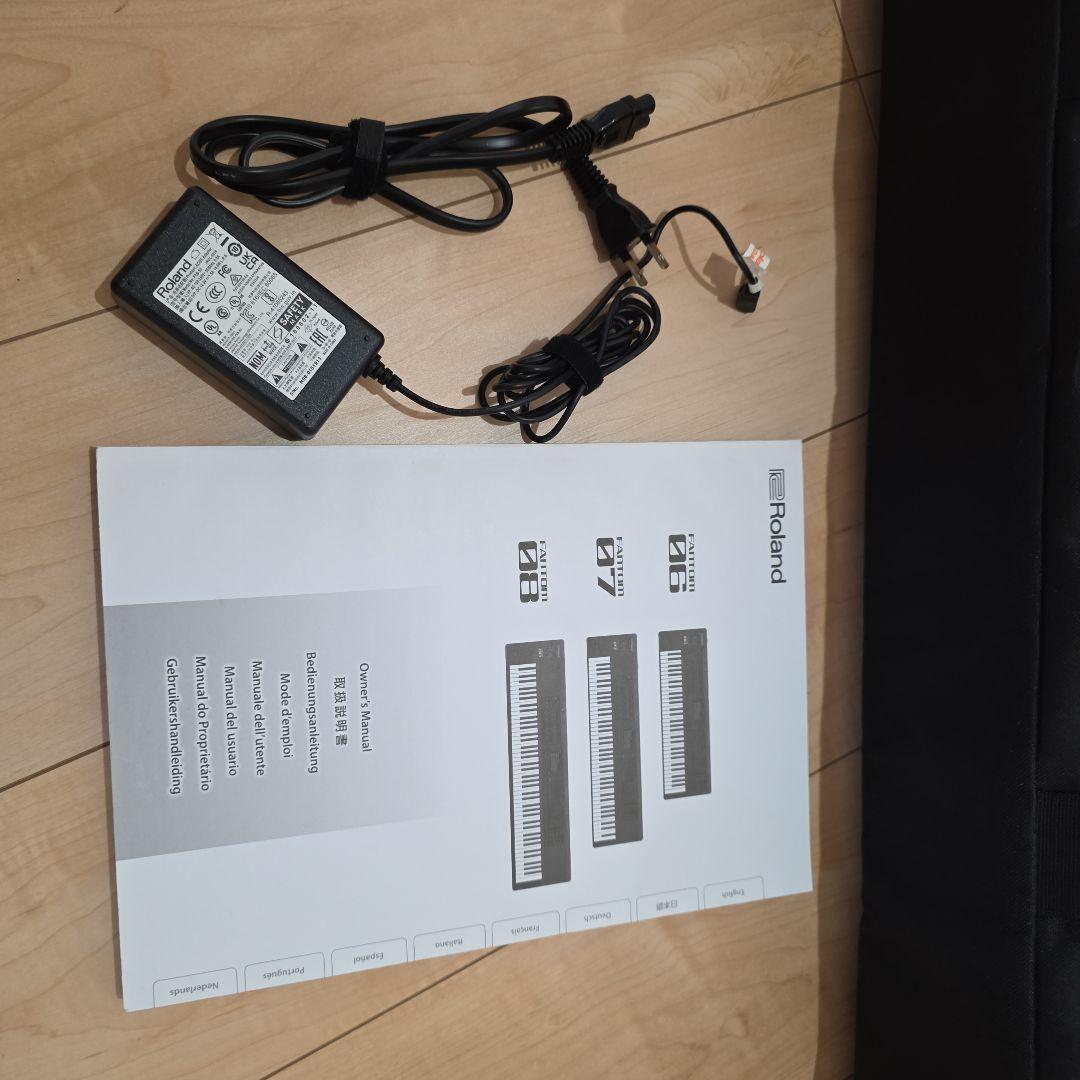 Roland　Fantom06　シンセサイザー　アダプター　取扱説明書　ケース