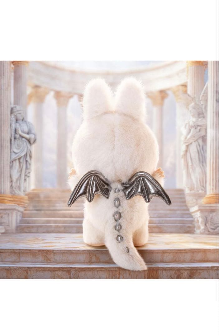 ラブブジモモ エンジェル 2体セットぬいぐるみ（白・茶色）激レア品