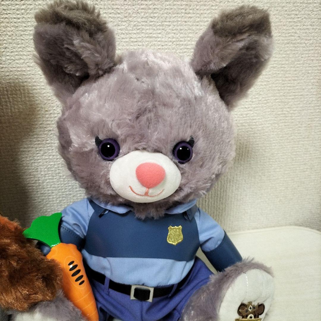ユニベアシティ ズートピア ☆パウシクル☆パウキャロット　ぬいぐるみ 2点