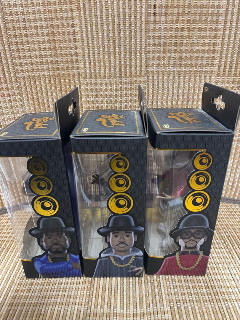 RUN DMC プレミアムビニールフィギュア3体セット
