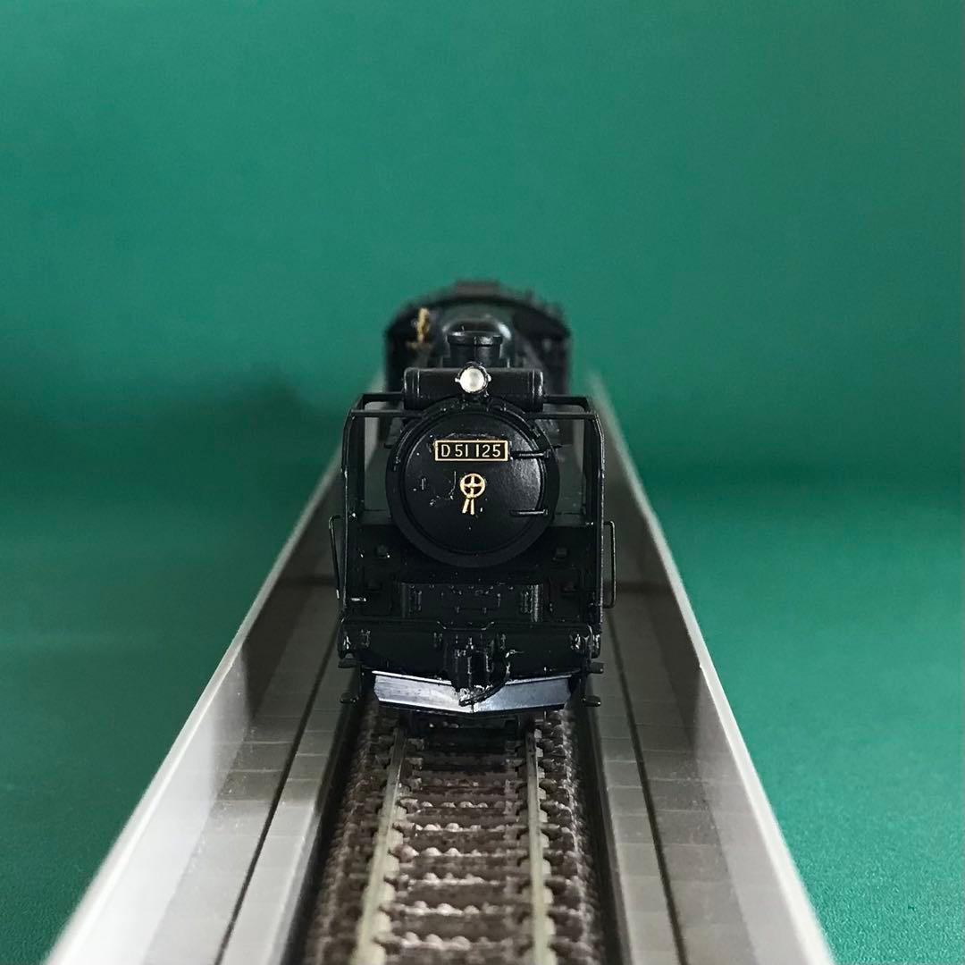 【2006-1s】D51-125 標準形 蒸気機関車(スノープロウ付き)