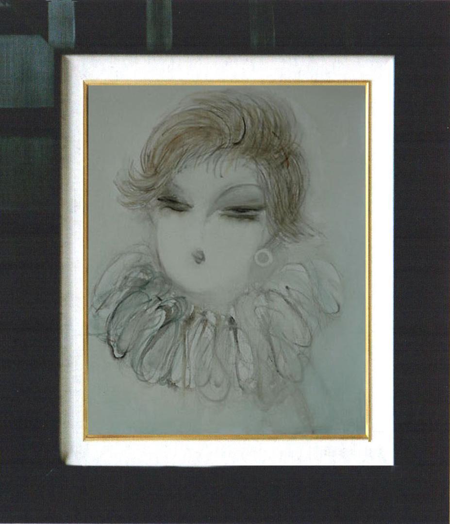 油絵 菅家令子 絵 絵画 インテリア F6-081412 人物 女性像