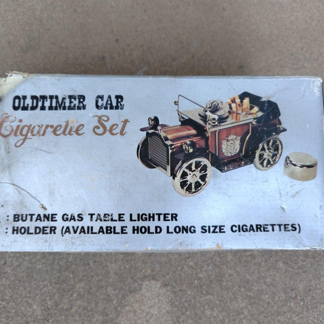 OLDTIMER CAR　クラシックカー型　ライター　灰皿　アンティーク レトロ