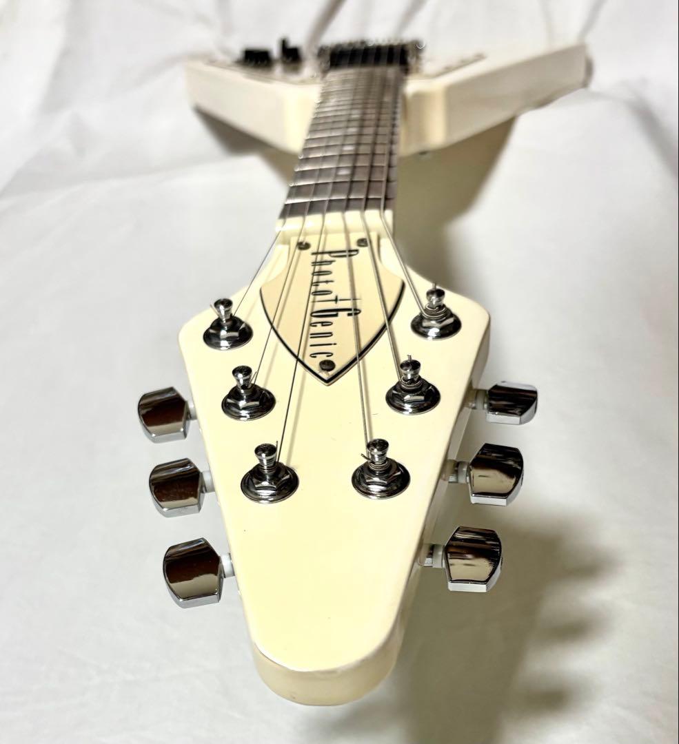 【新品弦張替済】Photo Genic エレキギター フライングV